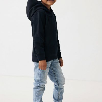 Iqoniq Yengo kids recycled cotton hoodie with sidepockets