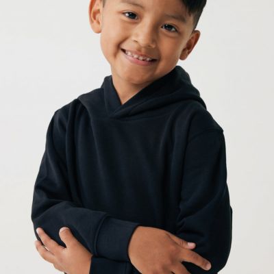 Iqoniq Yengo kids recycled cotton hoodie with sidepockets