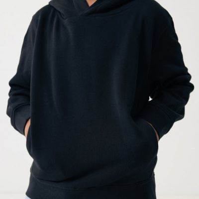 Iqoniq Yengo kids recycled cotton hoodie with sidepockets