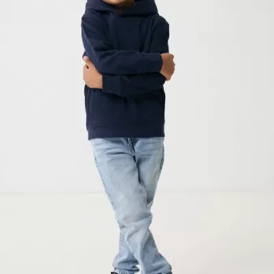 Iqoniq Yengo kids recycled cotton hoodie with sidepockets