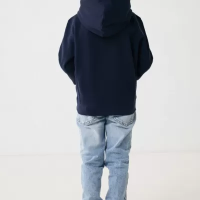 Iqoniq Yengo kids recycled cotton hoodie with sidepockets