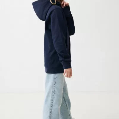 Iqoniq Yengo kids recycled cotton hoodie with sidepockets