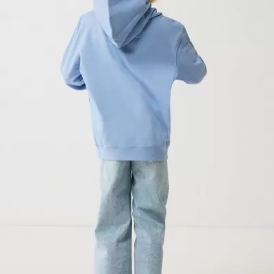 Iqoniq Yengo kids recycled cotton hoodie with sidepockets