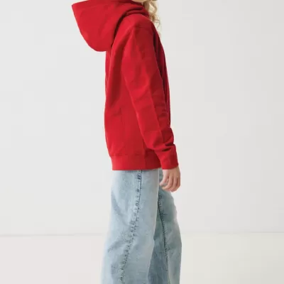 Iqoniq Yengo kids recycled cotton hoodie with sidepockets
