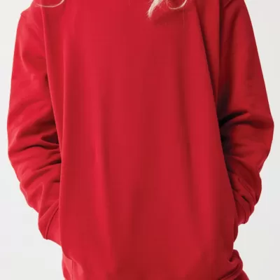 Iqoniq Yengo kids recycled cotton hoodie with sidepockets