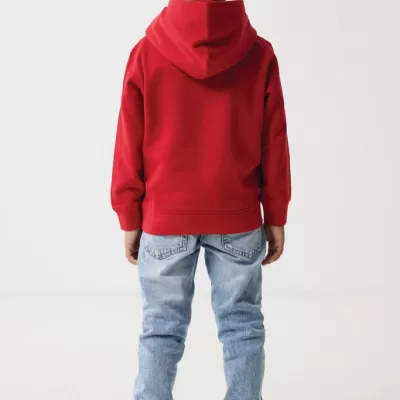 Iqoniq Yengo kids recycled cotton hoodie with sidepockets