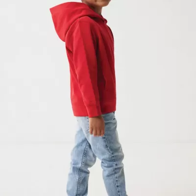 Iqoniq Yengo kids recycled cotton hoodie with sidepockets