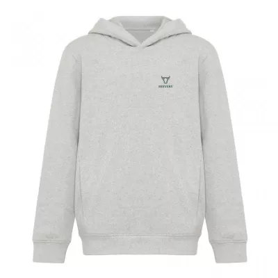 Iqoniq Yengo kids recycled cotton hoodie with sidepockets