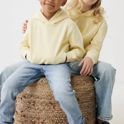 Iqoniq Yengo kids recycled cotton hoodie with sidepockets
