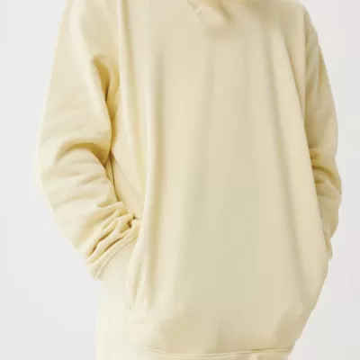 Iqoniq Yengo kids recycled cotton hoodie with sidepockets