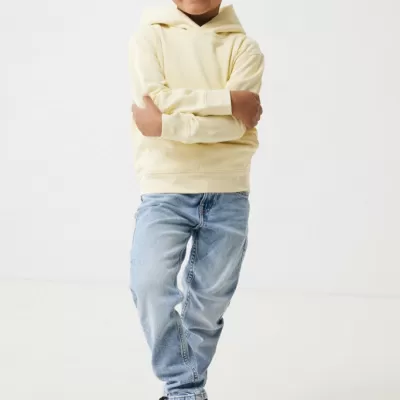 Iqoniq Yengo kids recycled cotton hoodie with sidepockets