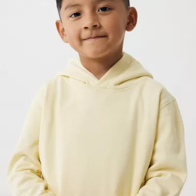 Iqoniq Yengo kids recycled cotton hoodie with sidepockets