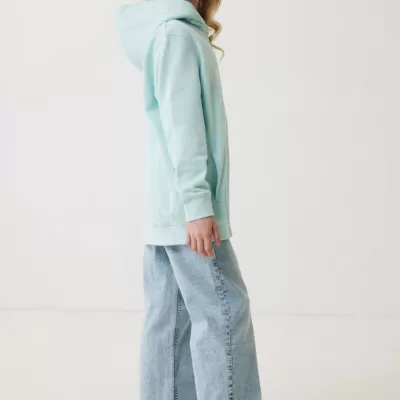 Iqoniq Yengo kids recycled cotton hoodie with sidepockets