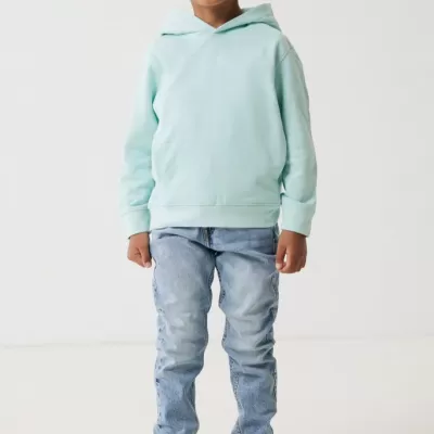 Iqoniq Yengo kids recycled cotton hoodie with sidepockets
