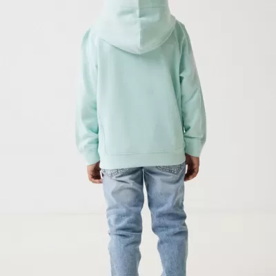 Iqoniq Yengo kids recycled cotton hoodie with sidepockets