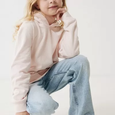 Iqoniq Yengo kids recycled cotton hoodie with sidepockets