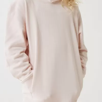 Iqoniq Yengo kids recycled cotton hoodie with sidepockets