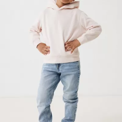 Iqoniq Yengo kids recycled cotton hoodie with sidepockets