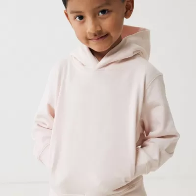 Iqoniq Yengo kids recycled cotton hoodie with sidepockets