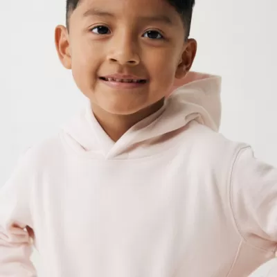Iqoniq Yengo kids recycled cotton hoodie with sidepockets