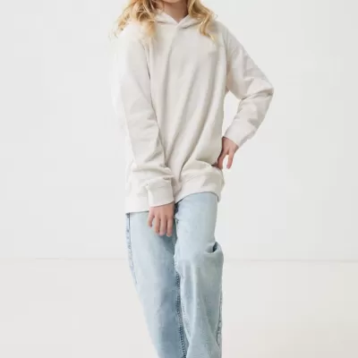 Iqoniq Yengo kids recycled cotton hoodie with sidepockets