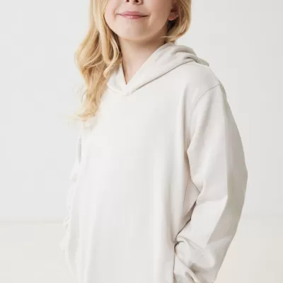 Iqoniq Yengo kids recycled cotton hoodie with sidepockets