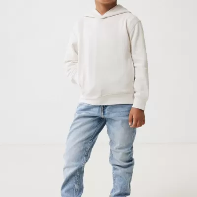 Iqoniq Yengo kids recycled cotton hoodie with sidepockets