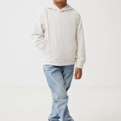 Iqoniq Yengo kids recycled cotton hoodie with sidepockets