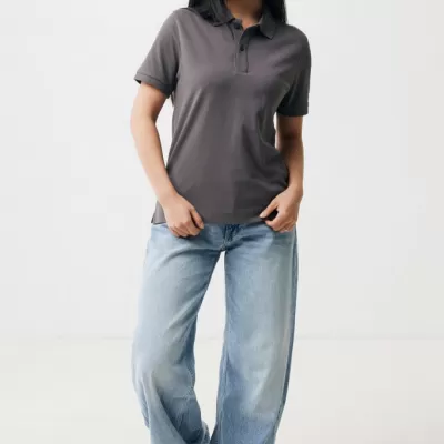 Iqoniq Yosemite recycled cotton pique polo