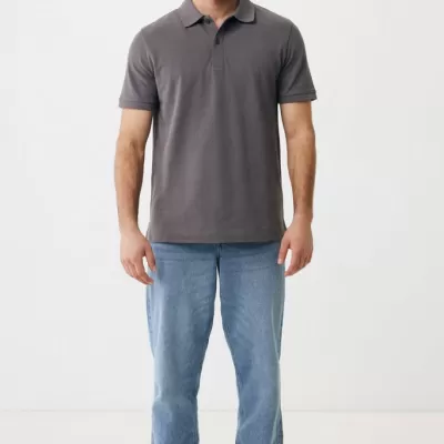 Iqoniq Yosemite recycled cotton pique polo