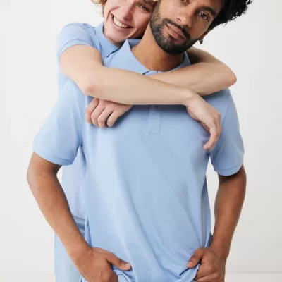 Iqoniq Yosemite recycled cotton pique polo
