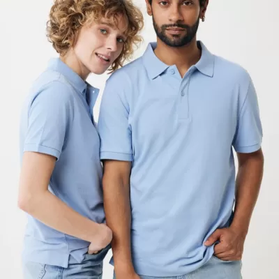 Iqoniq Yosemite recycled cotton pique polo