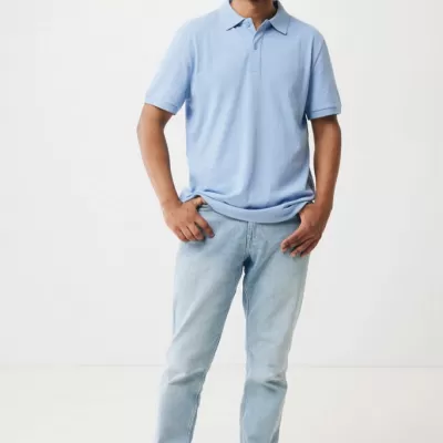 Iqoniq Yosemite recycled cotton pique polo