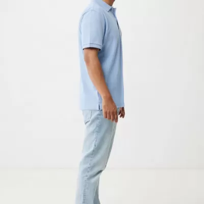 Iqoniq Yosemite recycled cotton pique polo