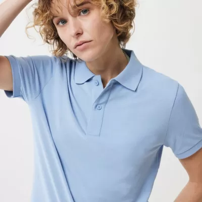Iqoniq Yosemite recycled cotton pique polo