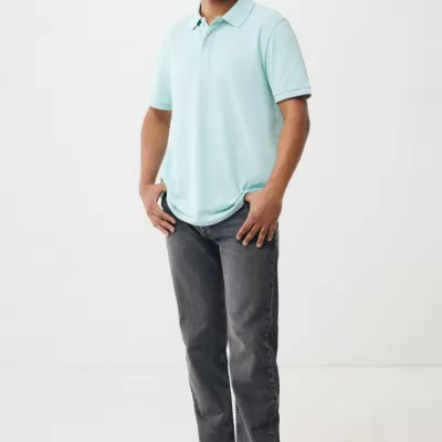 Iqoniq Yosemite recycled cotton pique polo