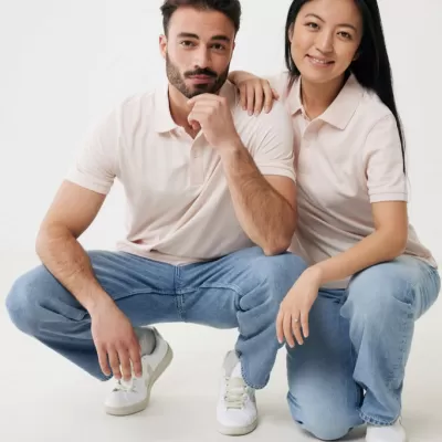 Iqoniq Yosemite recycled cotton pique polo