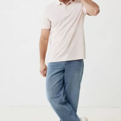 Iqoniq Yosemite recycled cotton pique polo