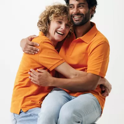 Iqoniq Yosemite recycled cotton pique polo