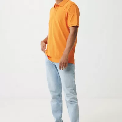 Iqoniq Yosemite recycled cotton pique polo