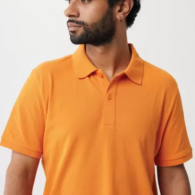 Iqoniq Yosemite recycled cotton pique polo