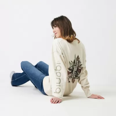 Iqoniq Kruger relaxed recycled cotton crew neck