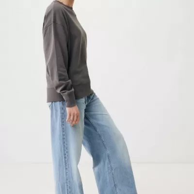 Iqoniq Kruger relaxed recycled cotton crew neck