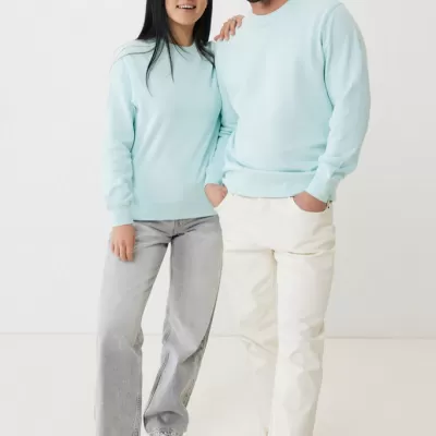 Iqoniq Etosha lightweight recycled cotton crew neck