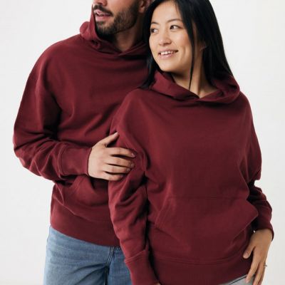 Iqoniq Yoho recycled cotton relaxed hoodie