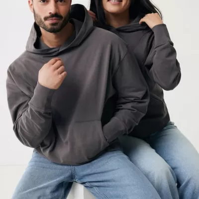 Iqoniq Yoho recycled cotton relaxed hoodie