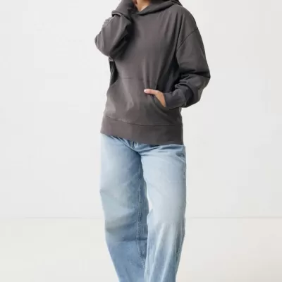 Iqoniq Yoho recycled cotton relaxed hoodie