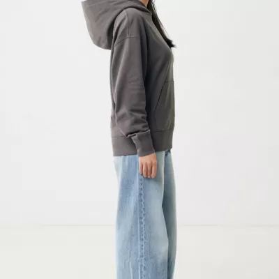 Iqoniq Yoho recycled cotton relaxed hoodie