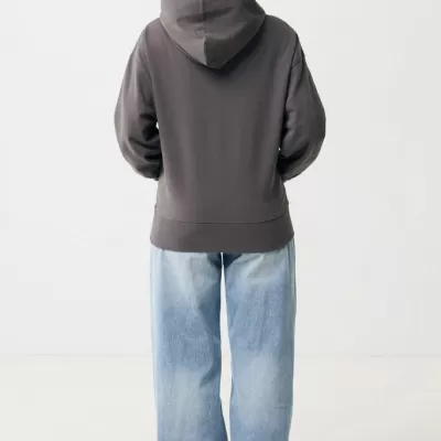 Iqoniq Yoho recycled cotton relaxed hoodie