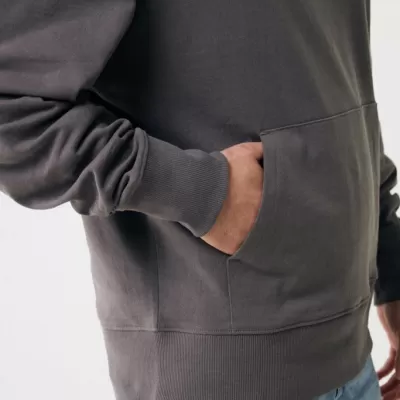 Iqoniq Yoho recycled cotton relaxed hoodie